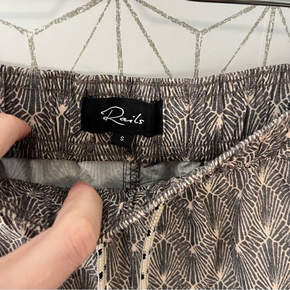 Rails Art Deco Patterned Swim Trunks - Picture 3 of 6